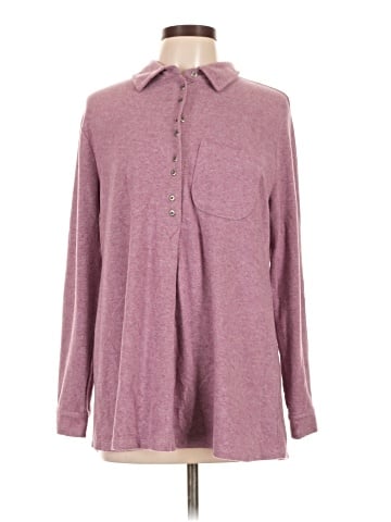 Soft Surroundings Long Sleeve Polo (view 1)