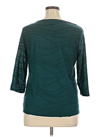 Simply Vera Vera Wang 3/4 Sleeve T-Shirt (view 2)