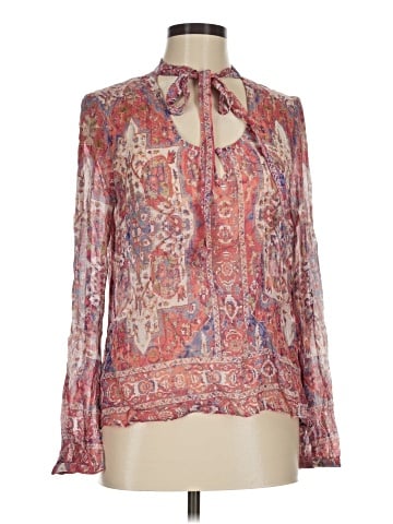 Ecru Long Sleeve Blouse (view 1)