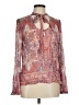Ecru Pink Long Sleeve Blouse Size M - photo 1