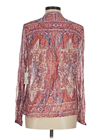 Ecru Long Sleeve Blouse (view 2)