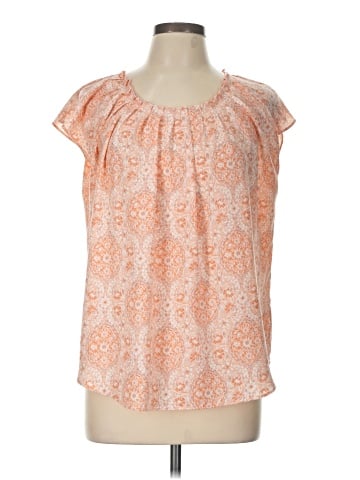 LC Lauren Conrad Short Sleeve Blouse (view 1)
