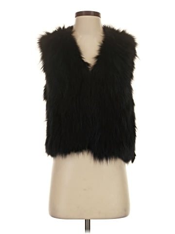 Saks Fifth Avenue Faux Fur Vest (view 1)