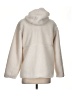H&M 100% Polyester Ivory Coat Size S - photo 2