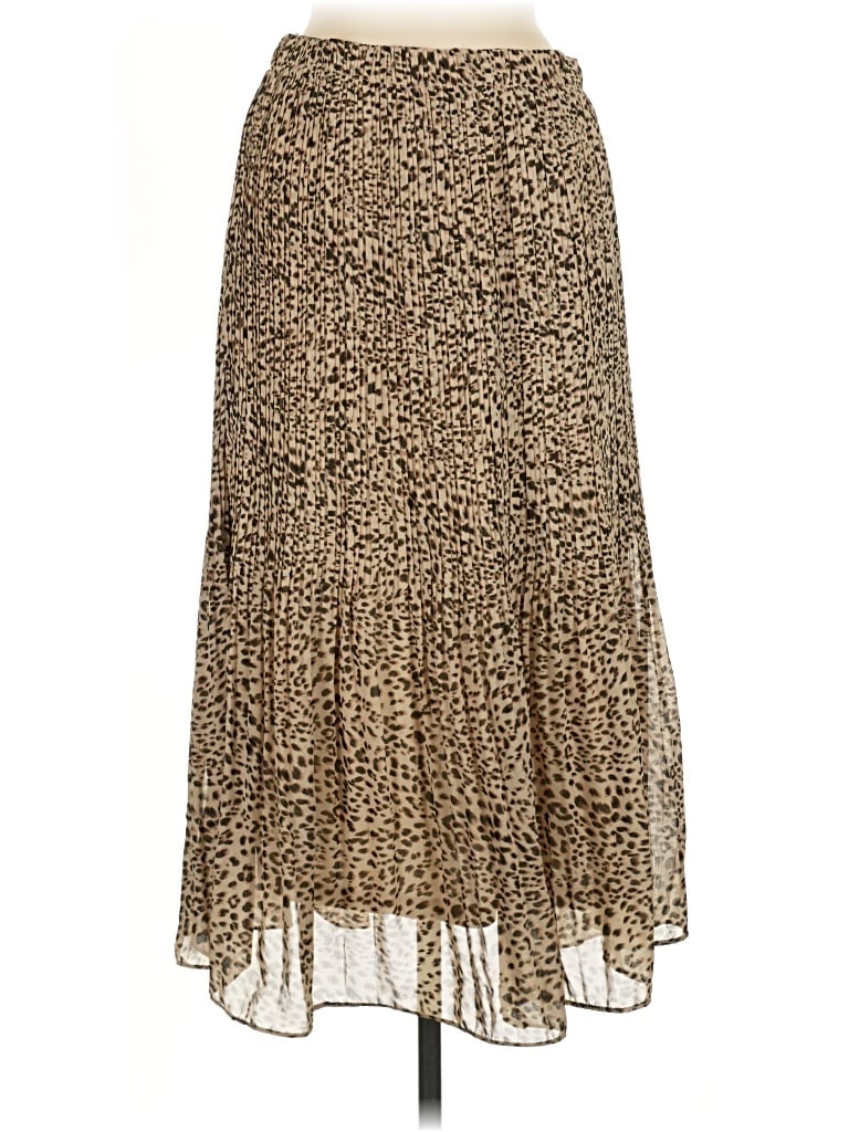 Pre-owned Wdny Casual Skirt In Gold