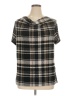 Jaclyn Smith Black Short Sleeve Blouse Size XL - photo 1
