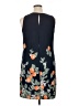 Ann Taylor Print Blue Casual Dress Size XL - photo 2