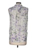 Nine West 100% Polyester Purple Sleeveless Blouse Size M - photo 2