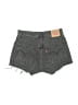 Levi's 100% Cotton Stars Gray Denim Shorts Size 26 waist - photo 2