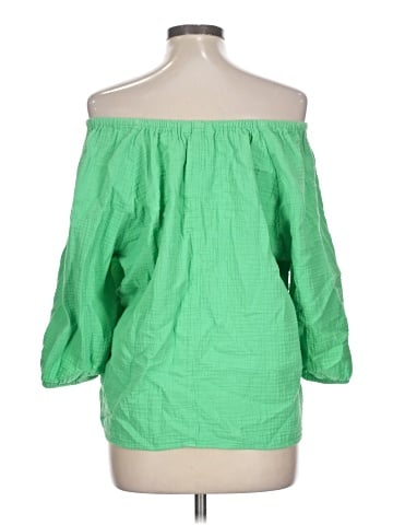 Caslon 3/4 Sleeve Blouse (view 2)
