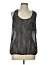 Gap Outlet 100% Polyester Silver Tank Top Size L - photo 1