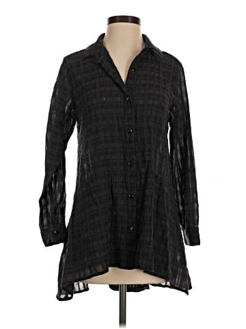 Habitat 3/4 Sleeve Button-Down Shirt (view 1)