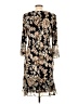 Connected Apparel Print Black Cocktail Dress Size 10 - photo 2