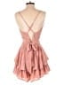 Selfie Leslie 100% Polyester Plaid Pink Romper Size S - photo 2