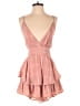 Selfie Leslie 100% Polyester Plaid Pink Romper Size S - photo 1