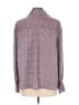 Zara Houndstooth Burgundy Long Sleeve Blouse Size L - photo 2