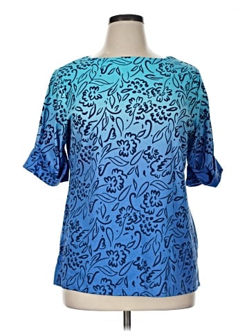 Karen Scott 3/4 Sleeve T-Shirt (view 1)