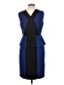 BCBGMAXAZRIA Color Block Blue Cocktail Dress Size 12 - photo 2