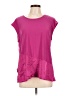 H By Halston Pink Short Sleeve Top Size L - photo 1