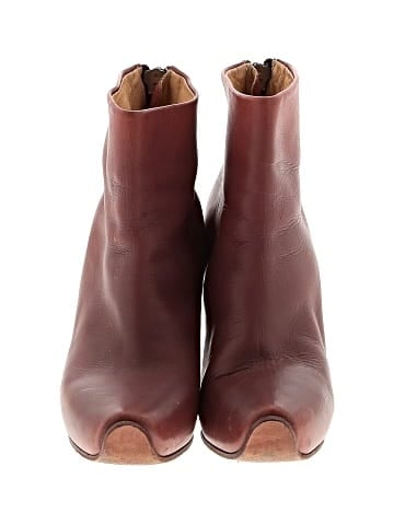 Acne Leather Ankle Boots (view 2)