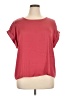 Nine West 100% Polyester Red Short Sleeve Blouse Size XXL - photo 1