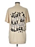 Unbranded 100% Polyester Tan Short Sleeve T-Shirt Size M - photo 2