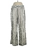 New Directions Metallic Silver Casual Pants Size XL - photo 1