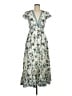 Max Studio Floral Ivory Casual Dress Size M - photo 1