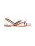 Kaanas 100% Leather Tan Sandals Size 6 - photo 1