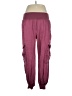 Cinq à Sept 100% Cupro Purple Cargo Pants Size XL - photo 1