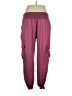 Cinq à Sept 100% Cupro Purple Cargo Pants Size XL - photo 2