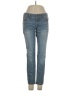 Express Jeans Hearts Blue Jeans Size 4 (petite) - photo 1