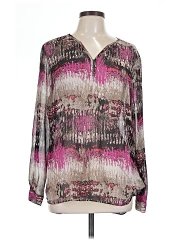 Tribal Long Sleeve Blouse (view 1)