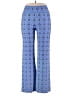 Helen Jon Print Blue Casual Pants Size XXL - photo 1