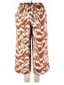 Nine West 100% Polyester Animal Print Orange Casual Pants Size XXL - photo 2