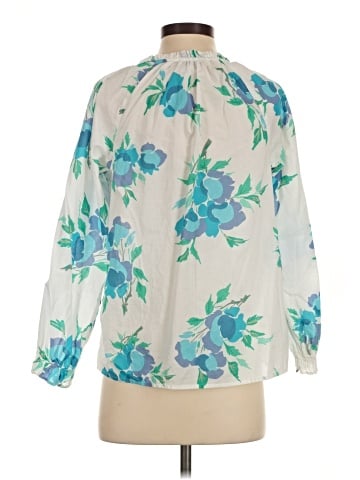 J.Crew Factory Store 3/4 Sleeve Blouse (view 2)
