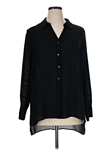 Dana Buchman Long Sleeve Blouse (view 1)
