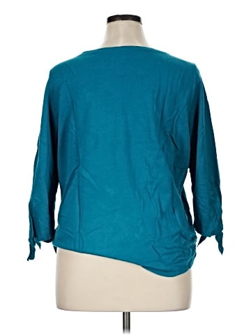 Hot Cotton 3/4 Sleeve T-Shirt (view 2)
