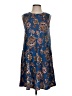 Apt. 9 Paisley Blue Casual Dress Size S - photo 1