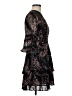 Keepsake 100% Polyester Black Cocktail Dress Size M - photo 4