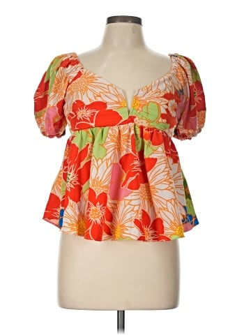 Entro Short Sleeve Blouse (view 1)