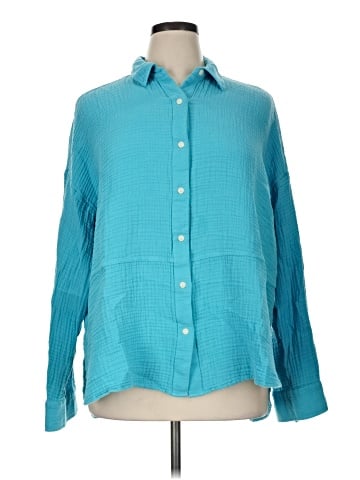 Lou & Grey Long Sleeve Button-Down Shirt (view 1)