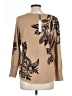 Chico's Floral Tan Pullover Sweater Size L - photo 2
