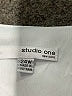 Studio One Color Block White Cocktail Dress Size 24W - photo 7