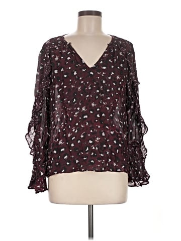 Parker 3/4 Sleeve Silk Top (view 1)