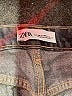 Zara Gray Denim Shorts Size 14 - photo 3