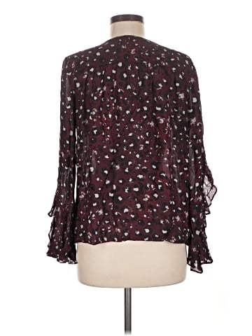 Parker 3/4 Sleeve Silk Top (view 2)