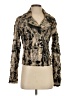 SPEZZATO Animal Print Gold Orange Jacket Size P (petite) - photo 1