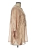 Apt. 9 Metallic Tan 3/4 Sleeve Blouse Size L - photo 4