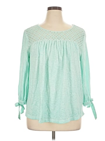 St. John's Bay 3/4 Sleeve T-Shirt (view 1)